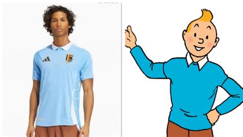 Euro 2024 la Belgique portera un ensemble façon Tintin