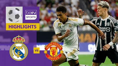 Real Madrid V Manchester United Pre Season Friendly Match