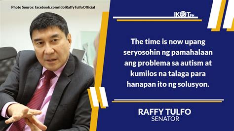 Tulfo Bats For Passage Of Autism Support Bill — Ikotph