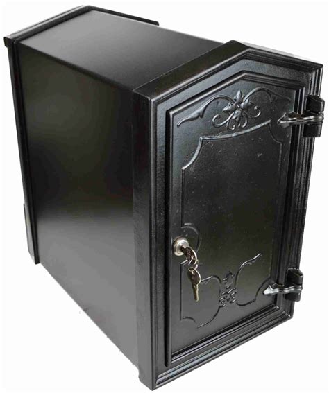 Freestandingground Post Cast Iron Bantock Letterbox By Lumley Designs