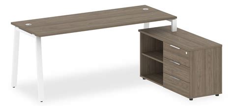 Стол письменный Metal System БА.РС-СТС-2.5 (R) Riva ЦБ-00049397 (DK ...