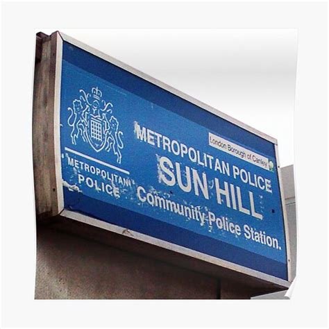 357 Televisions Sun Hill Police Station Premium Matte Vertical