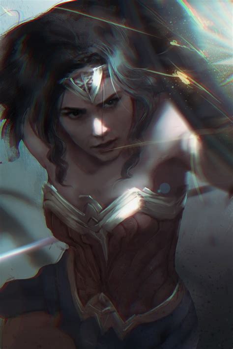 640x960 Wonder Woman 4k Digital Art Iphone 4 Iphone 4s Hd 4k