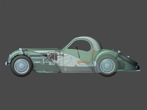 Bugatti T57sc Atalante 3d Model Turbosquid 2225455