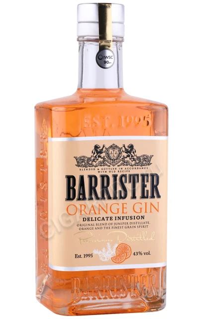 Barrister Orange купить Джин Барристер Оранж 0.7л цена
