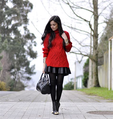 16 Stylish Ways To Wear A Skater Skirt This Winter Fashionsy