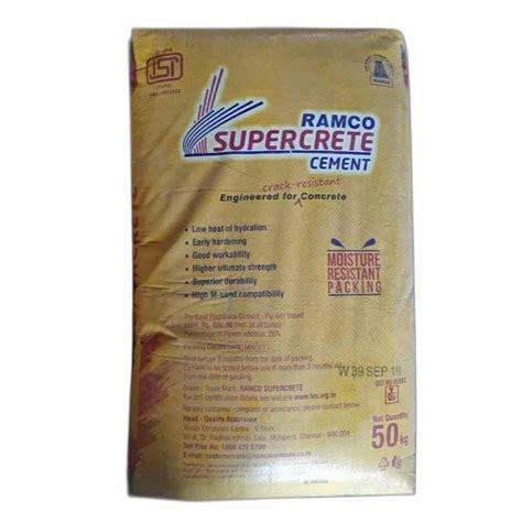 Ramco Supercrete Cement At Rs Bag In Chennai Id