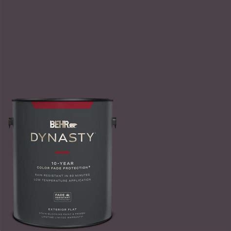 BEHR DYNASTY 1 Gal BXC 09 Dark Burgundy Wine Flat Exterior Stain