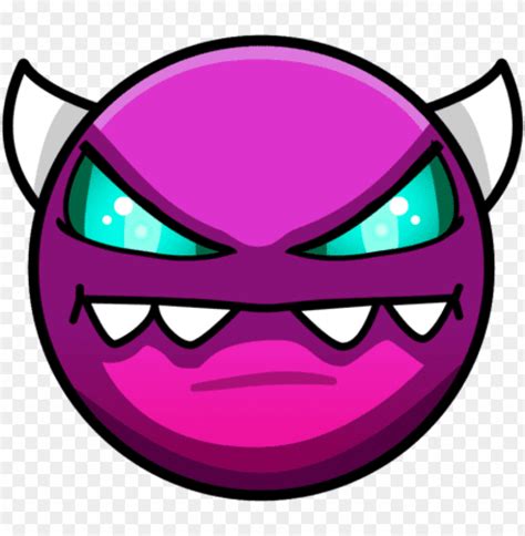 Medium Demon Geometry Dash Medium Demo Png Transparent With Clear