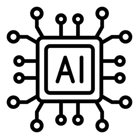 Premium Vector Artificial Intelligence Icon Style