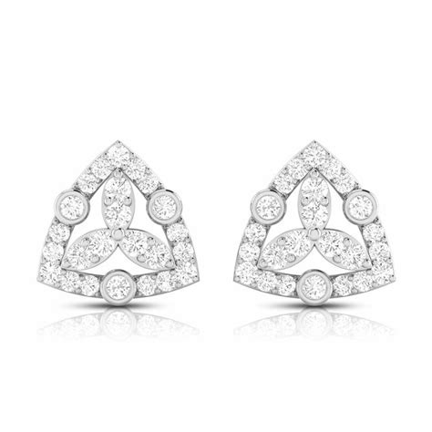 Beautiful Platinum Earrings With Diamonds for Women JL PT E ST 2025 - Etsy | Platin, Ohrringe, Ringe