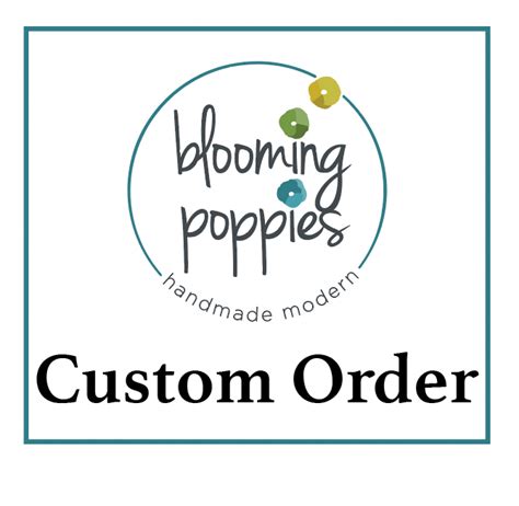 Fabric Scrap Bundle Custom Order Blooming Poppies Modern Quilts