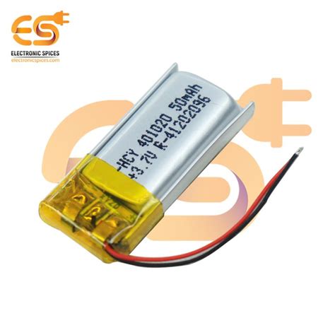 Buy Mah V Single Cell Rechargeable Lipo Battery Electronic Spices