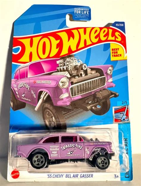 Hot Wheels 2022 55 Chevy Bel Air Gasser 43 Bel Air Series 2 5 Violet Hcw89 Eur 8 32