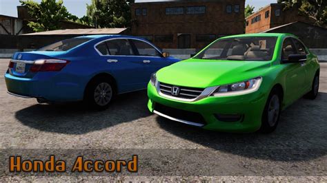 Мод Honda Accord 2014 для Beamngdrive Youtube