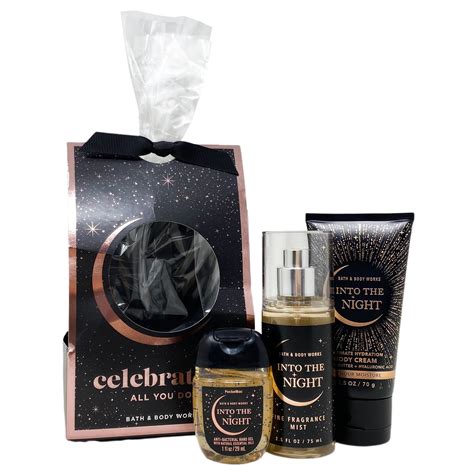 Bath And Body Works Into The Night Mini T Set Travel Size Fine