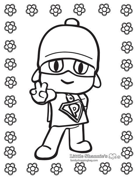 Pocoyo Coloring Pages