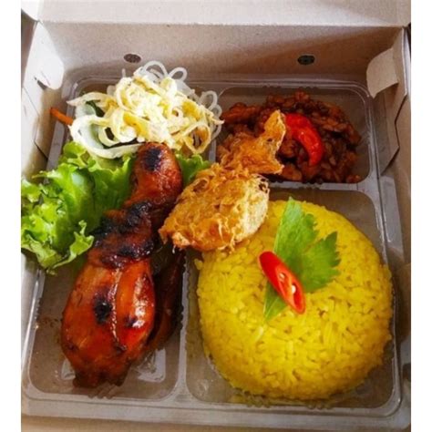 Jual Paket Nasi Box Paket Nasi Kotak Paket Nasi Kuning Lengkap Rice Box