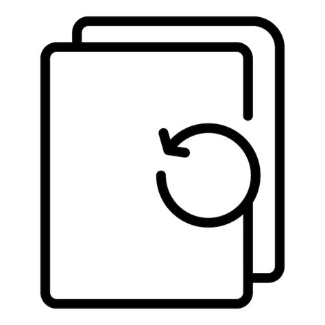 Premium Vector Files Backup Icon Outline Files Backup Vector Icon For