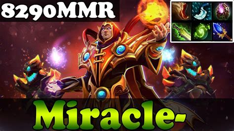 Dota 2 Miracle TOP 1 MMR IN THE WORLD 8290MMR Plays Invoker Vol 29