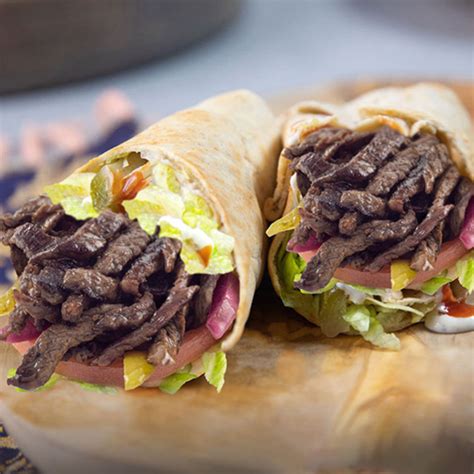 Large Beef Shawarma Wrap (12 in) | Pita Land