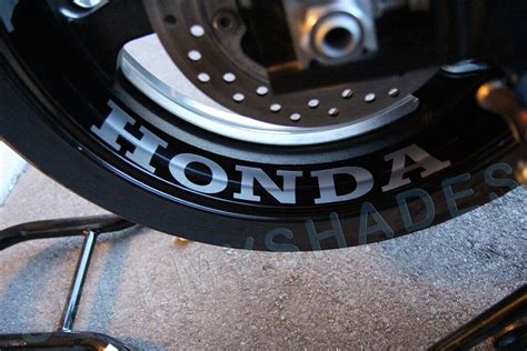 HONDA MOTORCYCLE INNER RIM STRIPE WHEEL DECALS TAPE STICKERS KIT CBR CB