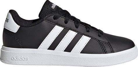 Adidas Kid S Grand Court Lifestyle Tennis Core Black Cloud White Core