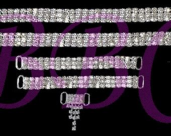 Crystal Rhinestone Bikini Connector 5 Pc Set NPC IFBB Etsy