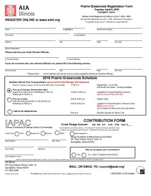 Fillable Online Prairie Grassroots Registration Form Fax Email Print