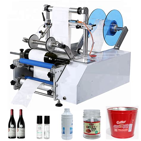 China Fk Semi Automatic Round Bottle Labeling Machine Manufacturer