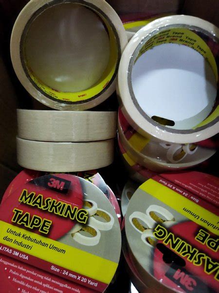 Jual Masking Tape 3m Size 24 Mm X 20 Yard Di Lapak Toko Sa Rim Bukalapak