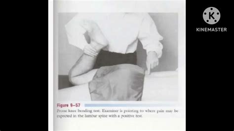 Prone Knee Bending Lumbar Special Test Youtube