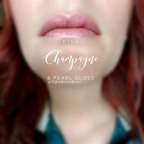 Pink Champagne Lipsense And Pearl Gloss Lipsense Lipsense Colors Love