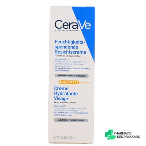 Cerave Cr Me Hydratante Visage Spf Peau Normale S Che