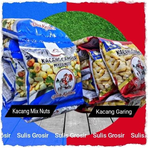 Jual Dua Kelinci Kacang Campur Mix Nut Dan Kacang Garing Serenceng Isi