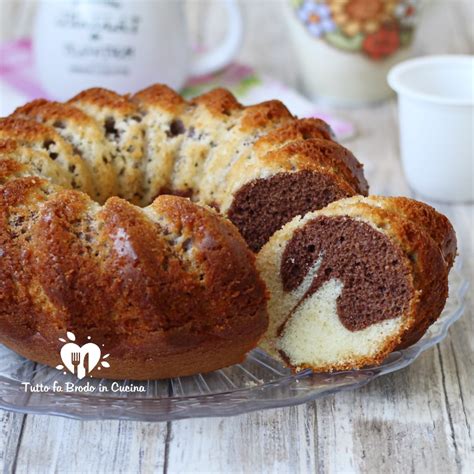 Ciambella Soffice Allo Yogurt Bicolore Tutto Fa Brodo In Cucina