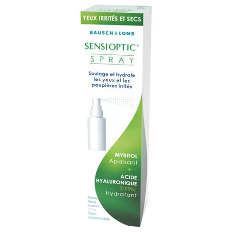 Sensioptic Spray Lubrification Des Yeux Et Paupi Res Ml En Pharmacie