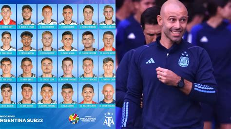 Javier Mascherano Dio La Lista De Convocados De Argentina Sub Para