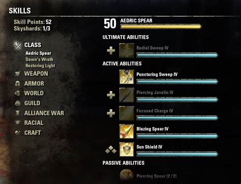 New Player Guide Skills Leveling Up The Elder Scrolls Online