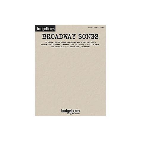 Hal Leonard Broadway Songs Songbook | Guitar Center