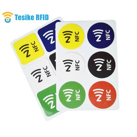 Custom Mhz Programmable Ntag Chip Rfid Nfc Sticker Tag China