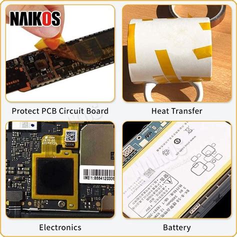 Heat Resistance Kapton Polyimide Film Tape 260 500 For SMT PCB