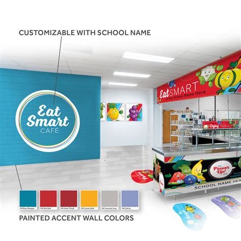 Garden Heroes Deluxe Cafeteria Branding Package Cafeteria Graphics