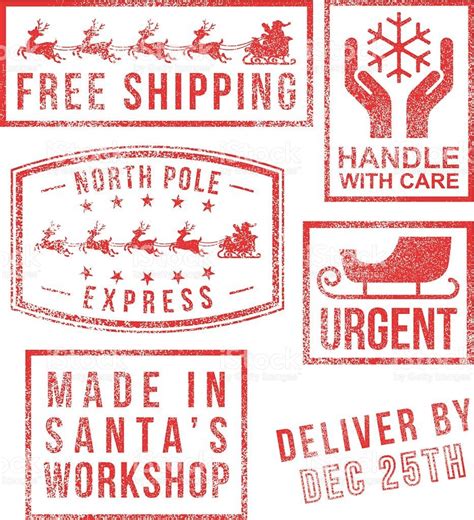 Free Printable North Pole Stamps - prntbl.concejomunicipaldechinu.gov.co