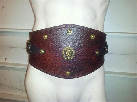 Leather Armor Spartacus Gladiator Kidney Belt