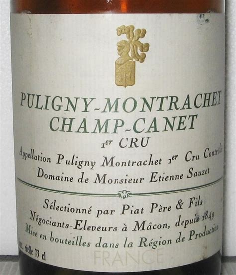 Puligny Montrachet Cru Champ Canet Domaine Catawiki