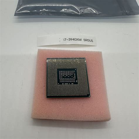 Intel Quad Core i7-3940XM Extreme Edition 3.0G/3.9G Laptop Mobile CPU ...