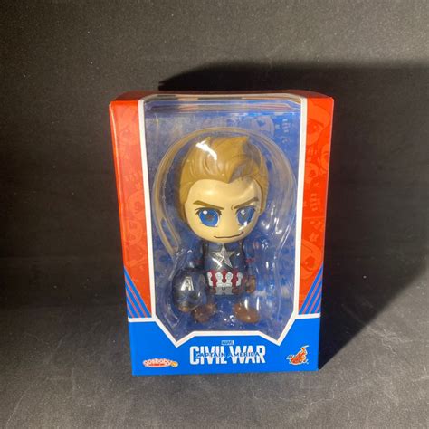 Jual Hot Toys Cosbaby Captain America Action Figure Bobble Head