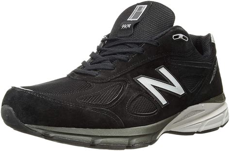 New Balance M990BK4 4E Mens M990BK4 Extra Wide Running Black Silver