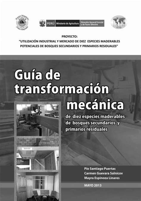 PDF Guía de transformación de diez especies maderables de tos y